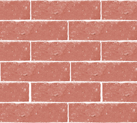 Кирпич полнотелый фактурный тычковый, М-400,115x245x65, красный