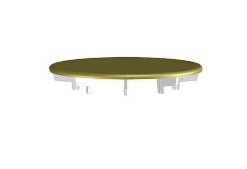 Декоративная крышка золотого цвета HL522.11 d 112мм