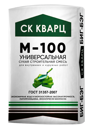 Смесь сухая универсальная М100, 1000 кг