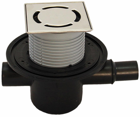 Трап HL300-3000 с горизонтальным выпуском, обратным клапаном