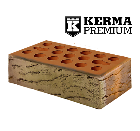 Облицовочный кирпич одинарный , М-175,120x250x65, коричневый