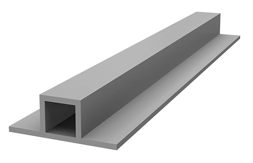 П-профиль ТехноНИКОЛЬ 25х25 мм, 2 м, серый