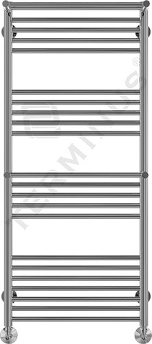 Полотенцесушитель водяной Аврора c 2 полками П22 532х1200х500 (7+5+5+5) из нержавеющей стали