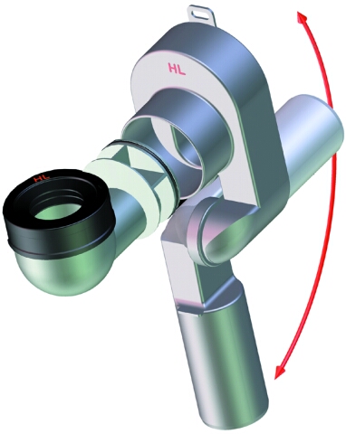 Сифон HL431 для писсуаров с вертикальным выпуском