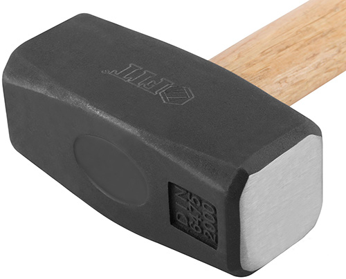 Кувалда кованная 2 кг с деревянной ручкой, FIT