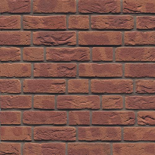 Кирпич облицовочный Rotbraun-bunt geflammt, М-150,100x210x65, красный