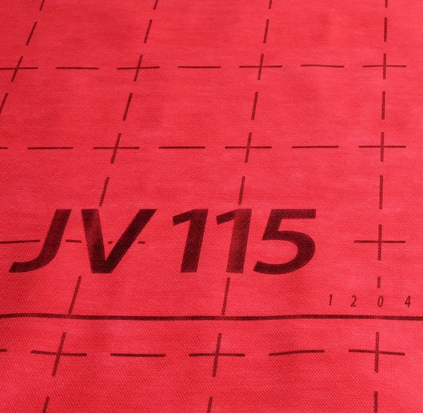 Ютавек 115, 50х1,5 м, Red, (75м2) Гидро- ветрозащитная мембрана супердиффузионная, красная