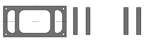 Вентблок Дивент 30х40-1Р, Разделитель, ТСК Дипломат