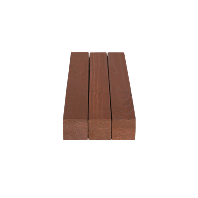 Брусок прямой из термососны, 40x40x3000 мм, Каштан