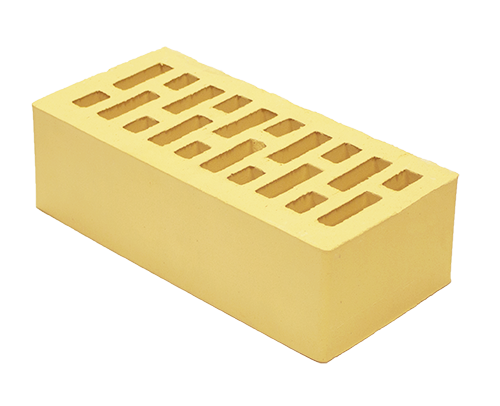 Облицовочный кирпич полуторный, М-200,120x250x88, желтый