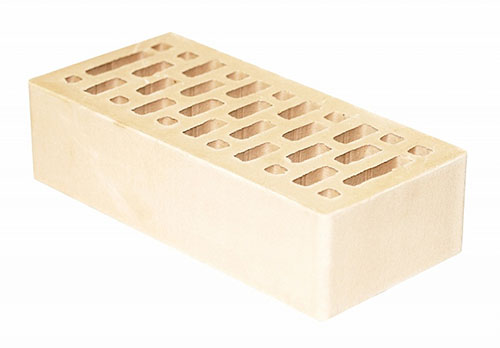 Облицовочный кирпич одинарный, М-150,120x250x65, желтый