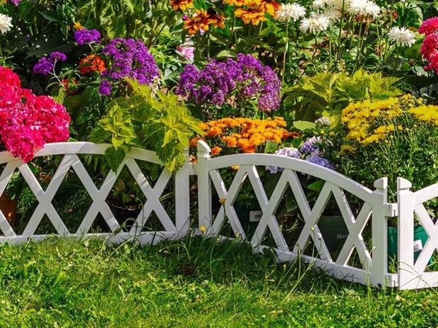 Садовое ограждение Арка зеленое, Стандартпарк