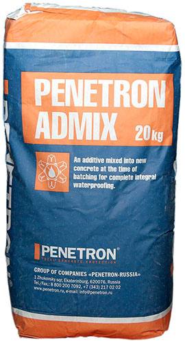 Пенетрон Адмикс крафт-мешок 20 кг