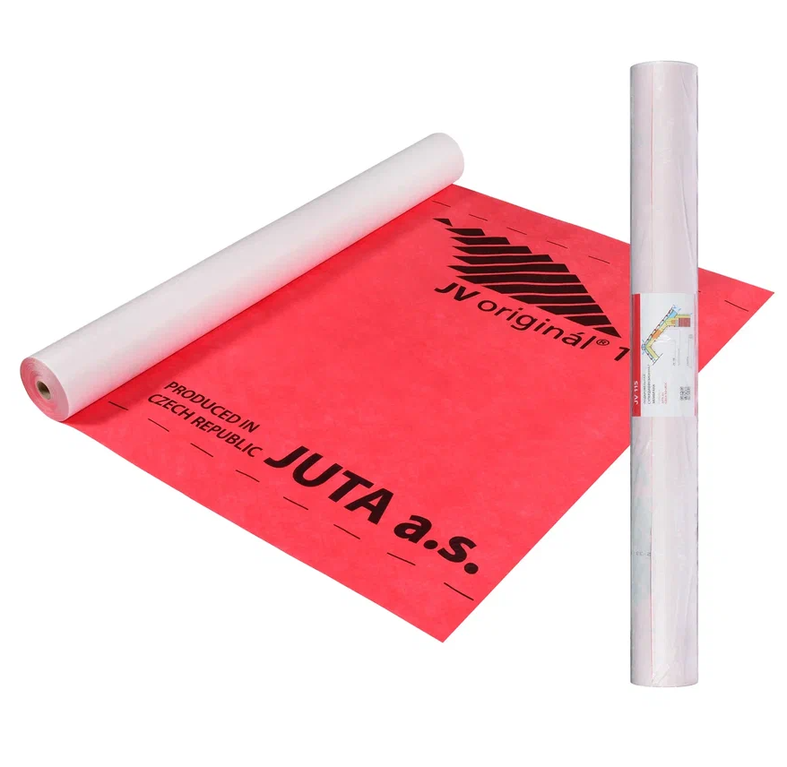 Ютавек 115, 50х1,5 м, Red, (75м2) Гидро- ветрозащитная мембрана супердиффузионная, красная