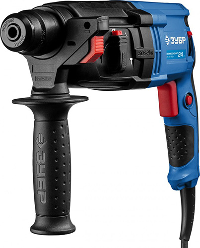 Перфоратор SDS-plus, ЗП-24-750 К, реверс, горизонтальный, 750 Вт, ЗУБР Профессионал