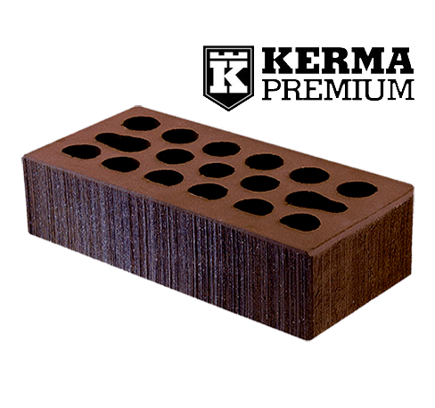 Облицовочный кирпич одинарный, М-175,120x250x65, коричневый