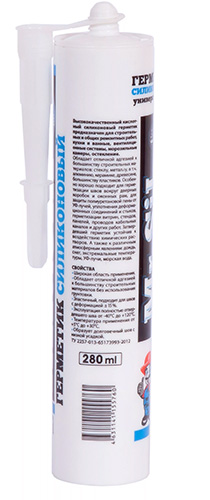 Герметик силиконовый универсальный белый, 280 мл, Mr.SiL