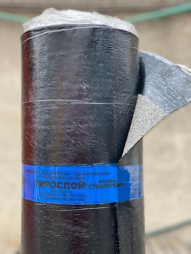Рулон кровельный гидроизоляционный ТИРОСЛОЙ РЕМ ТКП-5,0, 1х8 м, Изофлекс-М