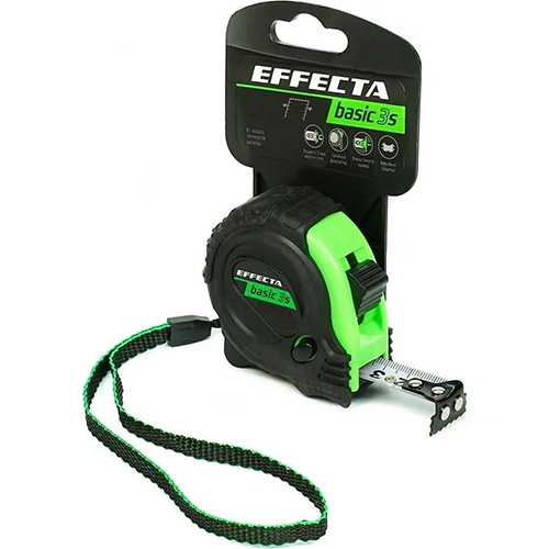 Рулетка с магнитом 3S 5 м х 25 мм, 3 стопа, Effecta Basic