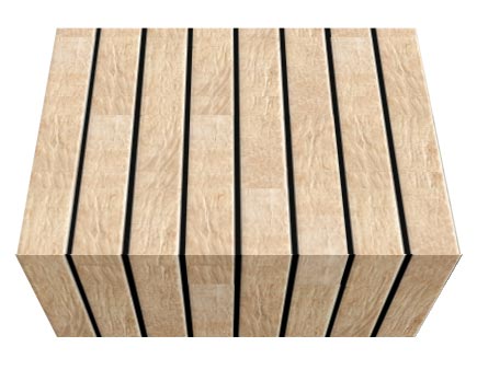 Перемычка фасадной термопанели Аляска Loft brick salt, 60 мм