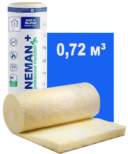 Мат из стекловолокна М-15 1х100х1200х6000, Неман+