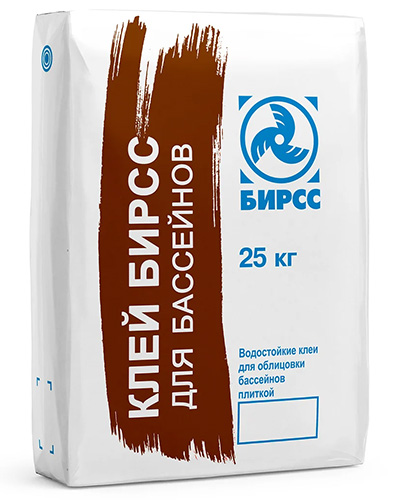 Водостойкий плиточный клей Гидрофлекс БИРСС, 25 кг