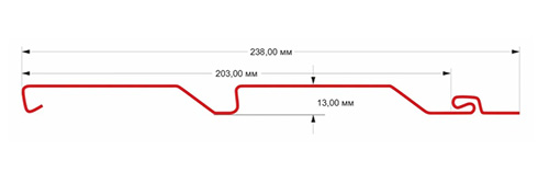 Сайдинг корабельный брус ТН ОПТИМА Мимоза, 3 м, Технониколь