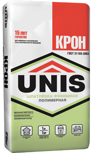 Шпатлевка полимерная "Крон", 25 кг, мешок