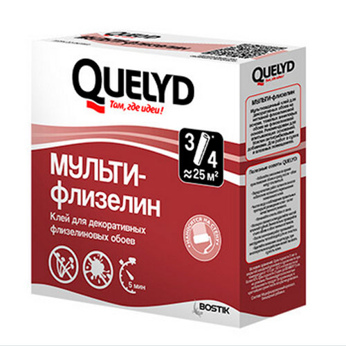Quelyd Мульти Флизелин, 0.13 кг, Клей обойный, Bostik