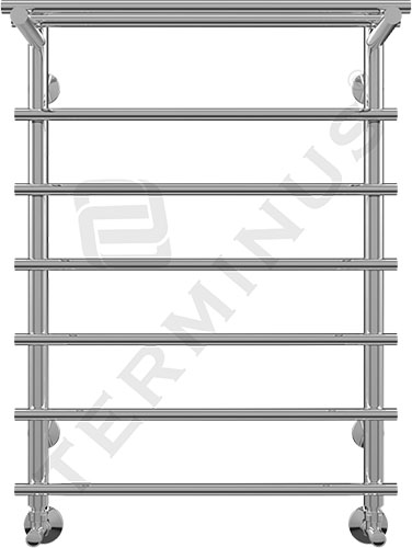Полотенцесушитель водяной Ватра с полкой П7 532х696х500 из нержавеющей стали