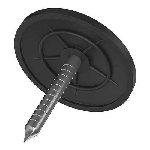 Гвоздь 23,5х2,6 мм с шайбой для полимерного подкладочного ковра, упаковка 1100 шт, Технониколь