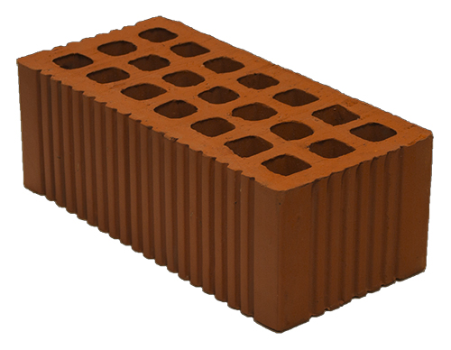 Кирпич строительный пустотелый, М-150,120x250x88,