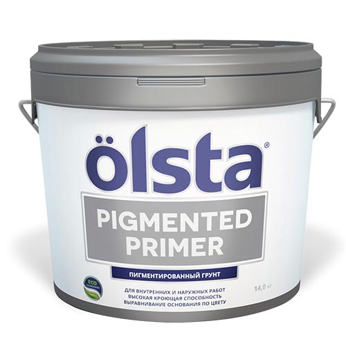 Olsta Pigmented Primer, 5 л, Пигментированный грунт под финишную отделку, Olsta