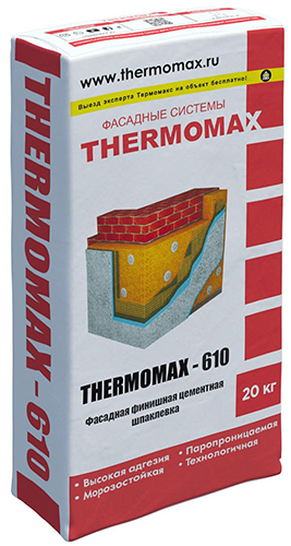 THERMOMAX-610 шпаклёвка финишная фасадная(белая)