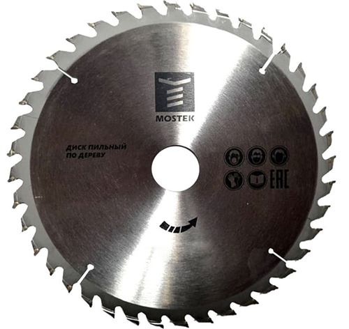 Диск пильный по дереву 190х30/20 мм, 32 зуба, MosTek