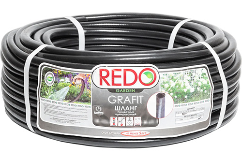 Шланг поливочный армированный REDO GRAFIT 1/2 дюйма, 50 м, REDO
