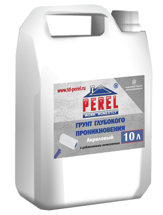 Грунт глубокого проникновения Perel Fixprim, 10 л