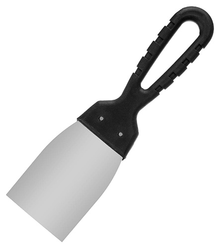 Шпатель из нержавеющей стали, пластмассовая ручка, 60 мм