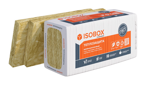 Мат минераловатный ISOBOX 38 P Теплозащита, 1200x610x100 мм, 4,4 м2, Технониколь