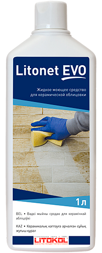 Концентрированный моющий состав LITONET EVO, LITOKOL, флакон, 1 л