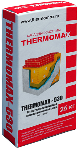 Штукатурно-армирующая смесь "THERMOMAX-530", 25 кг