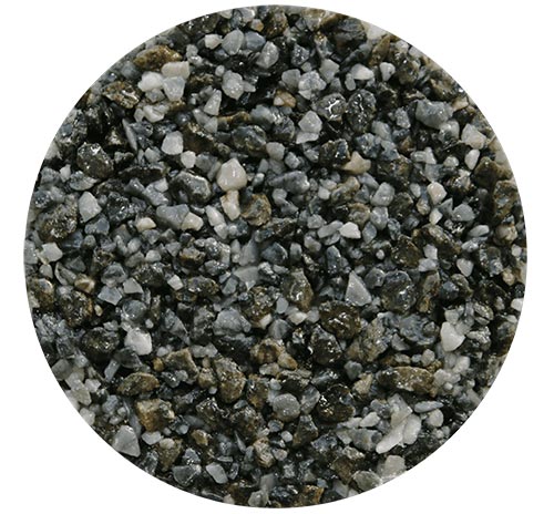 Декоративное дренирующее эксплуатируемое покрытие Terraco Addagrip Crystal Зеленый Хром, 3к, комплект 21,07 кг, ведро