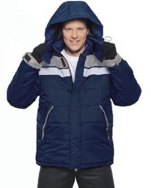 Куртка зимняя Эребус с капюшоном