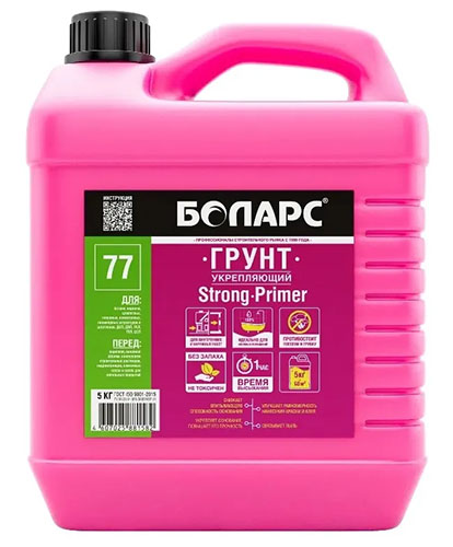 Грунт укрепляющий Strong Primer (77), 5 кг