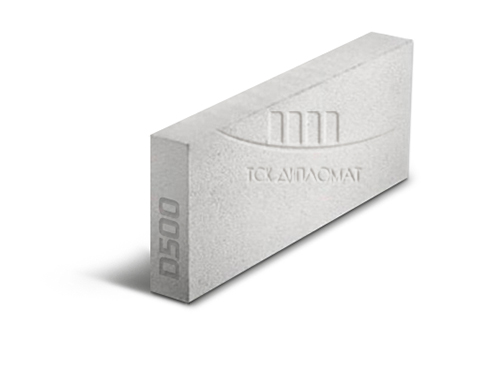 Cubiblock Блок D700 B3,5 F100 625x75x250 газобетонный перегородочный