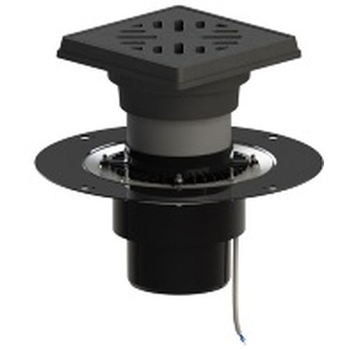 ТП-616.1.160 Трап дворовый до15т, регулируемый, с запахозапирающим устройством и грязеуловителем и чугунной решеткой 160 мм