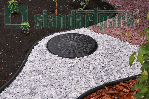 Садовый бордюр KANTA SP Б-1000.10.02-ПП 82552-Ол оливковый, 10 м, Стандартпарк