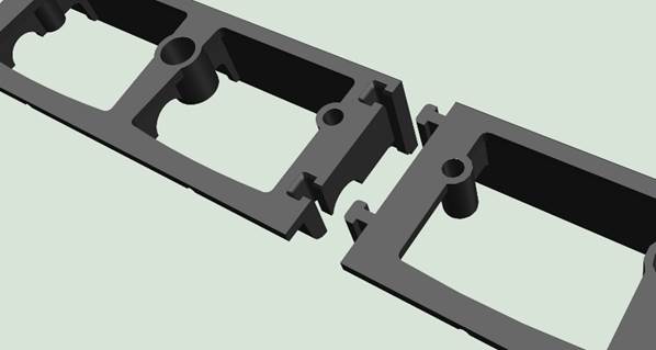 Бордюр ландшафтный пластиковый SP Б-100.08.08-ПП 82488 черный, высота 80 мм,1 м, Стандартпарк