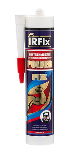 Клей монтажный IRFIX POWER FIX белый 290 мл.