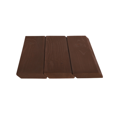 Планкен косой из термососны, 18x90x3000 мм, Махагон